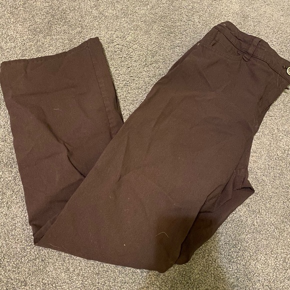 Chocolate Brown Flared Pants - Picture 1 of 6